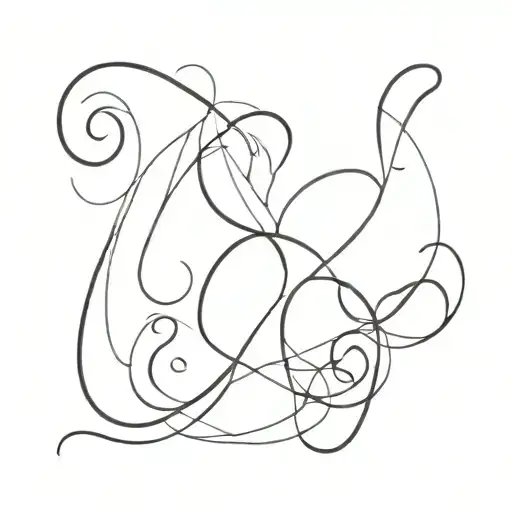  chris brown initial  tattoo design idea