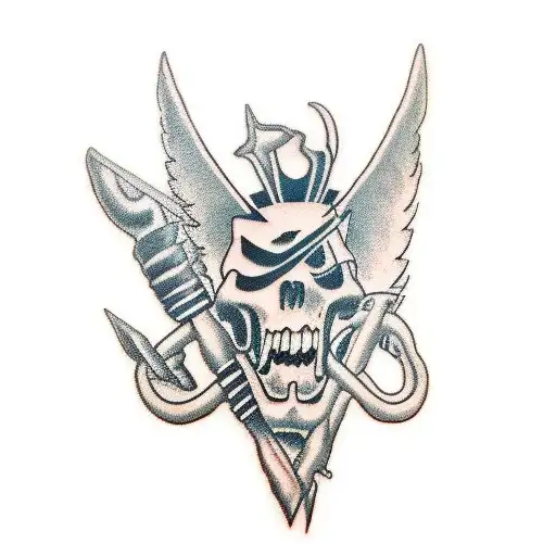 mustang 1968 and motorhead tattoo design idea