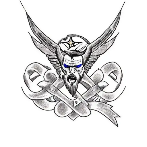 mustang gt and motorhead Lemmy kilmister tattoo design idea