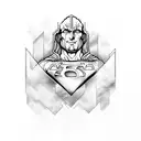 Kryptonit, Herz, Amulett, Liebe tattoo design idea