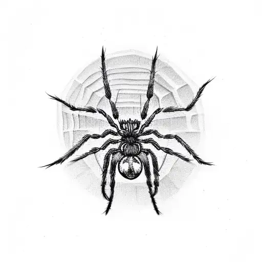 spider from hunter tattoo design idea