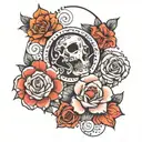 quiet steps confidently towards the dream tattoo design idea