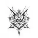 lorraine cross tatoo  tattoo design idea