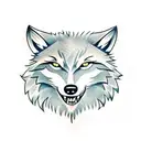 the wolf from the witcher tattoo design idea