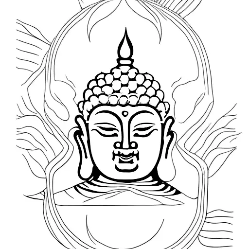 Buddha tattoo design idea