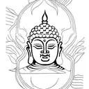 Buddha tattoo design idea