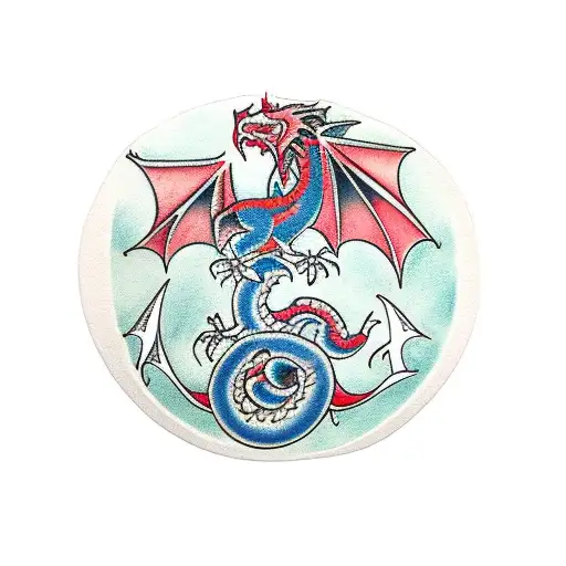 welsh dragon tattoo design idea