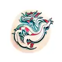 welsh dragon tattoo design idea