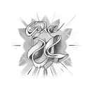 the phrase "give grace" in cursive font tattoo design idea