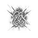 the phrase "give grace" in cursive font tattoo design idea