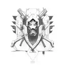 hybrid theory soldier tattoo design idea