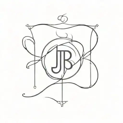 logo With initials J R D  tattoo design idea