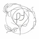logo With initials J R D  tattoo design idea