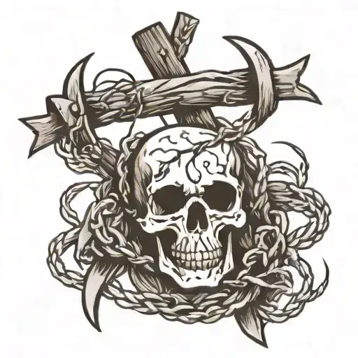 Barbed Wire tattoo design idea