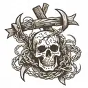 Barbed Wire tattoo design idea