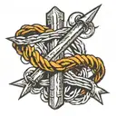 Barbed Wire tattoo design idea