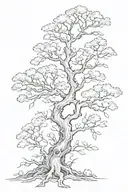 poison tree tattoo design idea