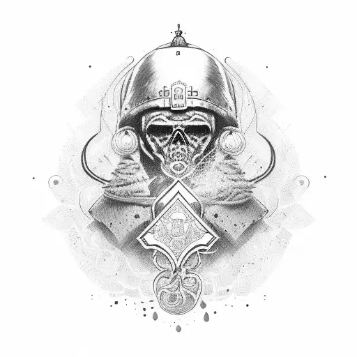 russian solider tattoo design idea