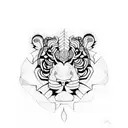 Tamil Tiger tattoo design idea