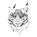 Tamil Tiger tattoo design idea