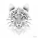 Tamil Tiger tattoo design idea