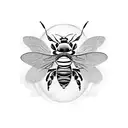 cyborg Bee tattoo design idea