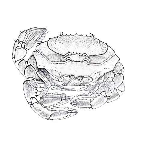 a crab tattoo design idea