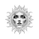 the sun always risee tattoo design idea