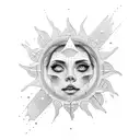 the sun always risee tattoo design idea