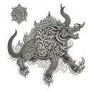 thai tattoo sak yant tattoo design idea