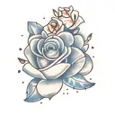 barbed wire and flowers  tattoo design idea