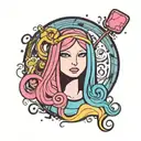 adventure time princess bubblegum tattoo design idea
