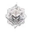 male sigma  tattoo design idea
