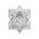 male sigma  tattoo design idea