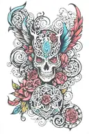 something with Aiden, Brayden, and KC names tattoo design idea