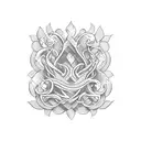 Vine tattoo design idea