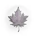 Maple Leaf tattoo design idea