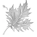 Maple Leaf tattoo design idea