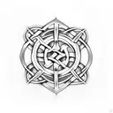 Celtic Knot tattoo design idea