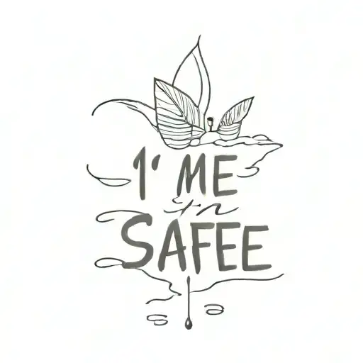I'm safe tattoo design idea