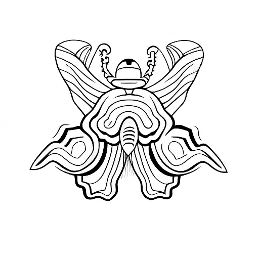 borboleta com cobra tattoo design idea