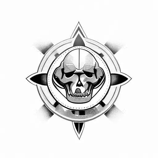  football tattoo design idea