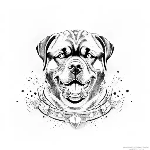 Tribal Rottweiler 989+ Rottweiler Tattoos in 2026 - BlackInk AI