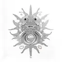 coi fish tattoo design idea