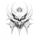 shadow fiend from game dota 2 stanislav gromov tattoo design idea
