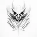 shadow fiend from game dota 2 stanislav gromov tattoo design idea