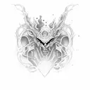 Shadow fiend  tattoo design idea