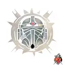 star wars mandalorian tattoo design idea