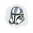 star wars mandalorian tattoo design idea