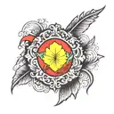 kurdish flag tattoo design idea